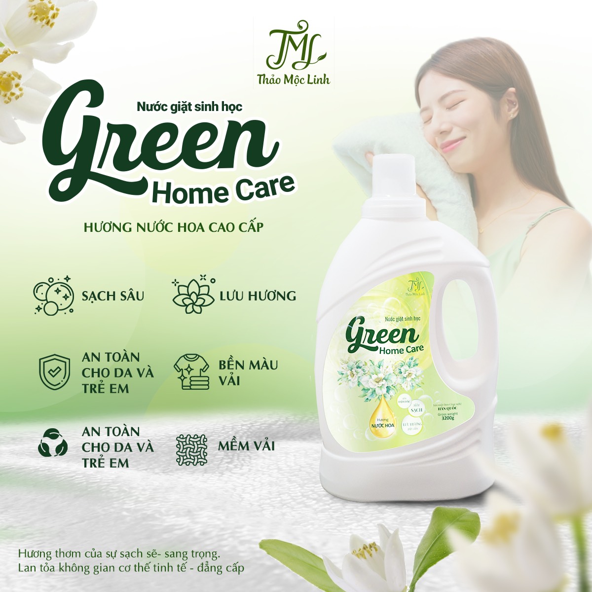 NƯỚC GIẶT SINH HỌC GREEN HOME CARE